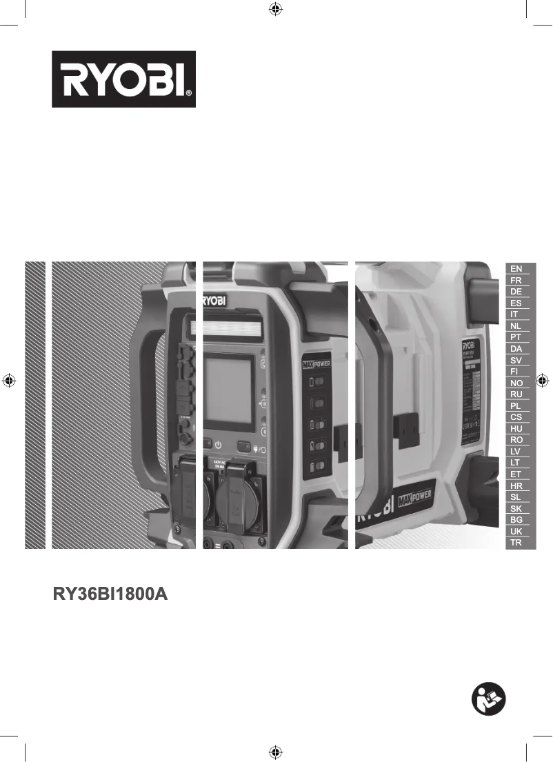 Page 1 de la notice Manuel utilisateur RYOBI Max Power RY36BI1800A