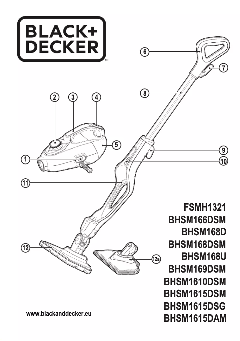 Image de la première page du manuel de l'appareil BHSM1610DSM