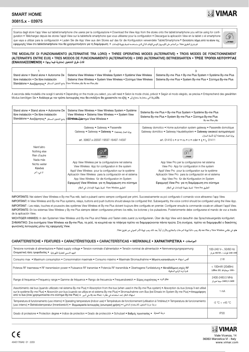 Image de la première page du manuel de l'appareil 30815.B