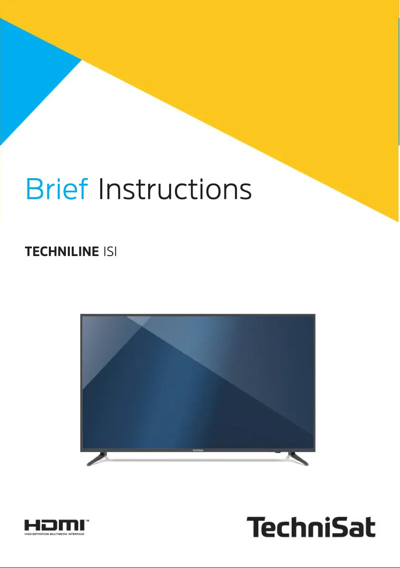 Page 1 de la notice Manuel utilisateur TechniSat Techniline 32 ISI 2