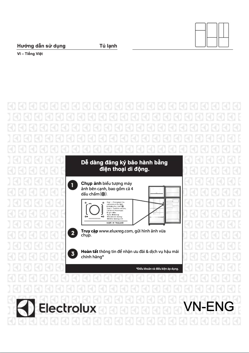 Page 1 de la notice Manuel utilisateur Electrolux EHE5224B-A