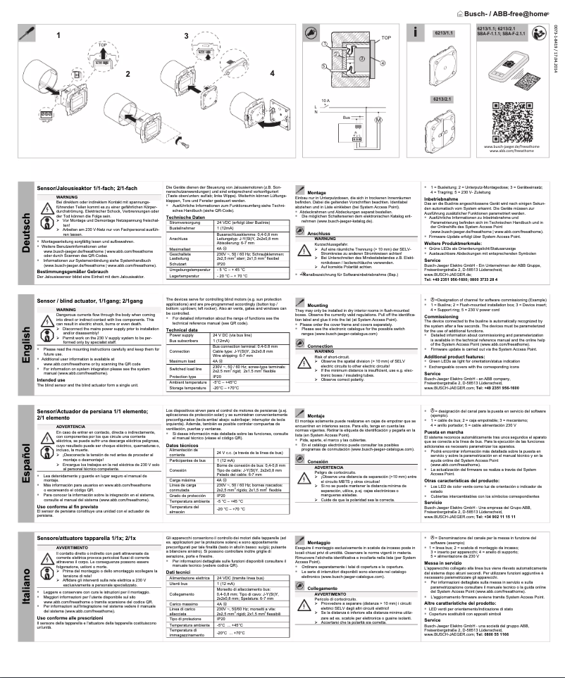 Image de la première page du manuel de l'appareil 2CKA006220A0018