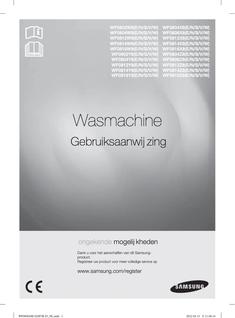 Image de la première page du manuel de l'appareil WF0806Z8C/XEN