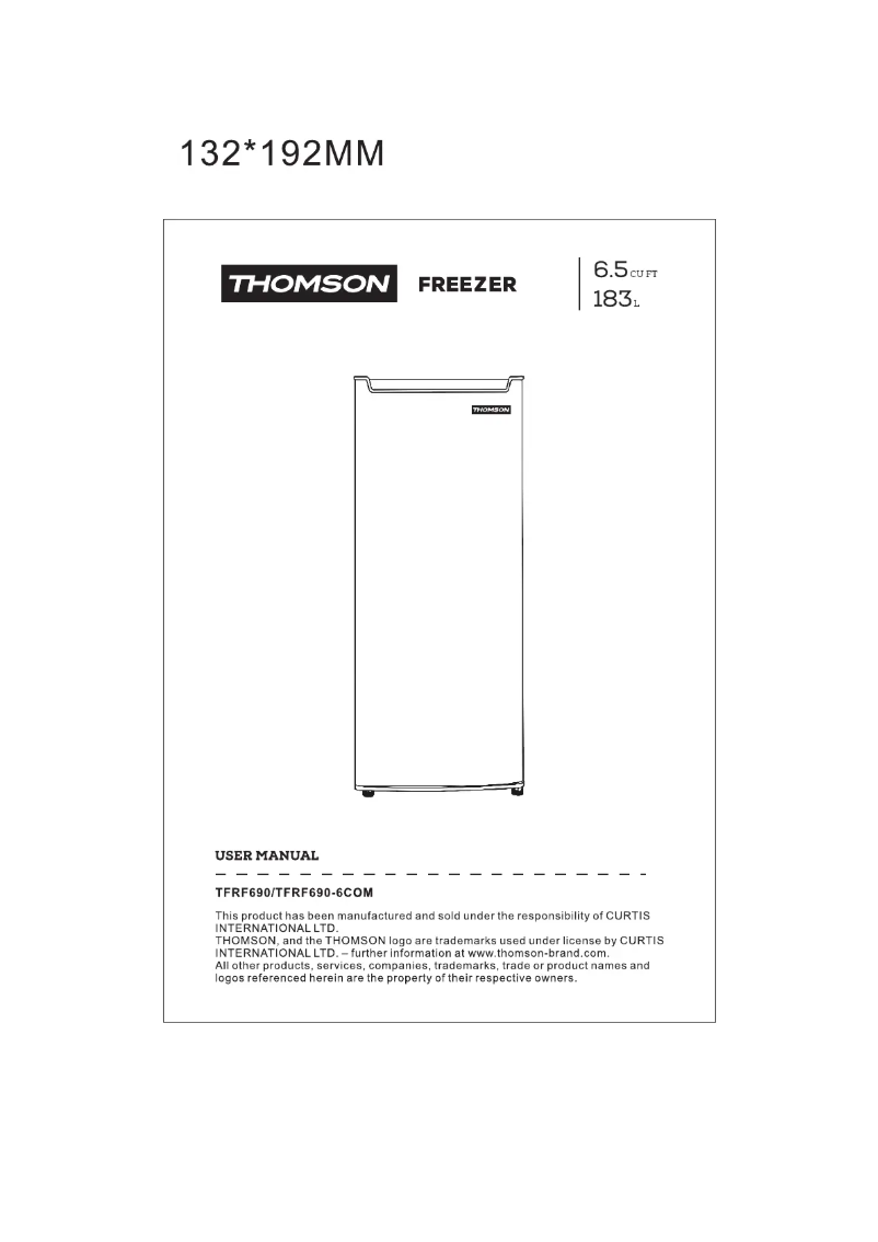 Page 1 de la notice Manuel utilisateur Thomson TFRF690