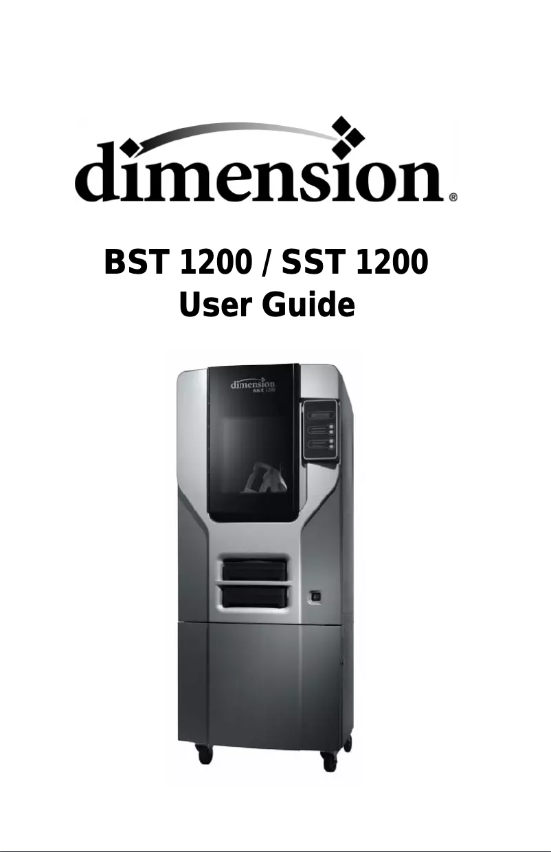 Página 1 del manual Manual de usuario Dimension SST 1200