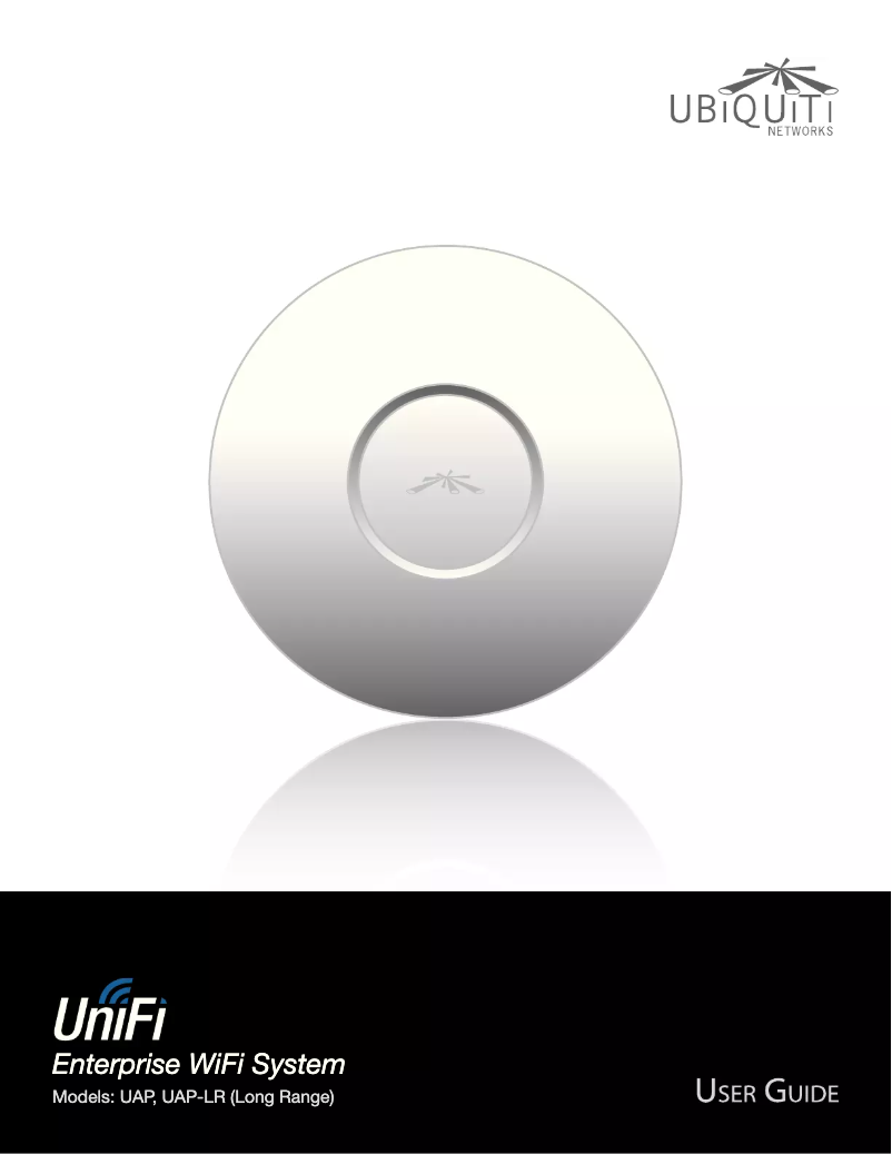 Page 1 de la notice Manuel utilisateur Ubiquiti Networks UAP-LR