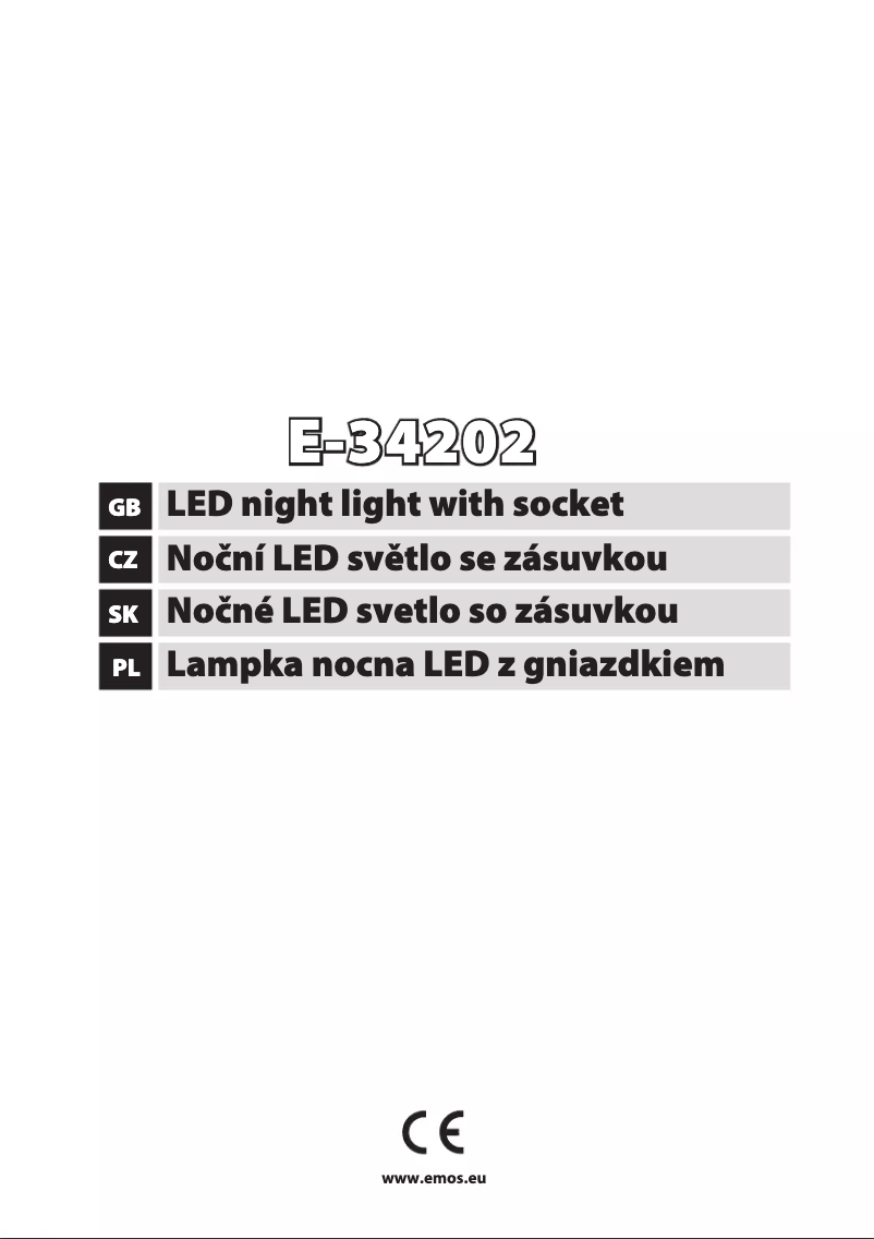 Page 1 de la notice Manuel utilisateur Emos P3307