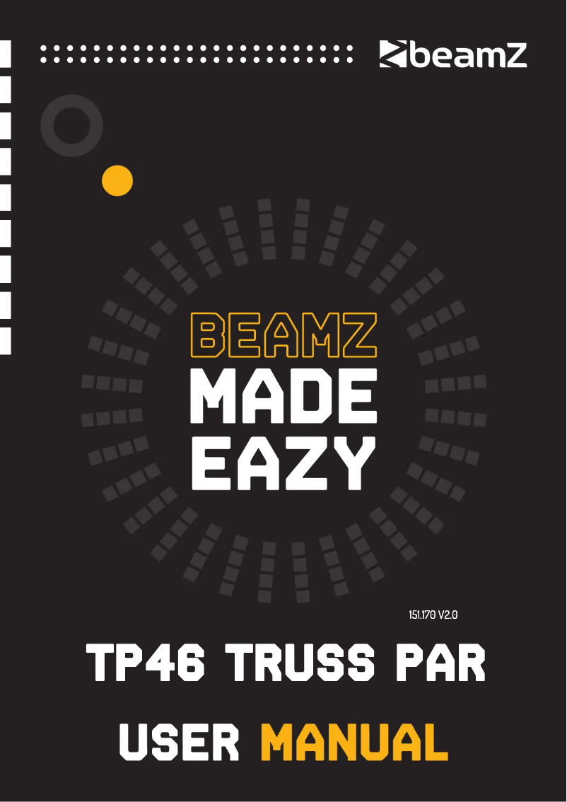 Page n°1 - Manuel utilisateur BeamZ TP46
