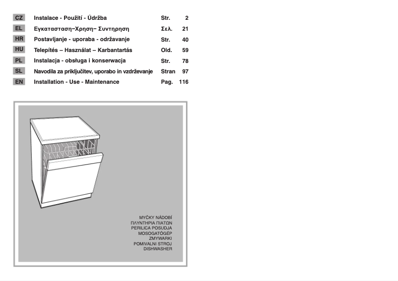 Page 1 de la notice Manuel utilisateur Candy CDF8 825 - S