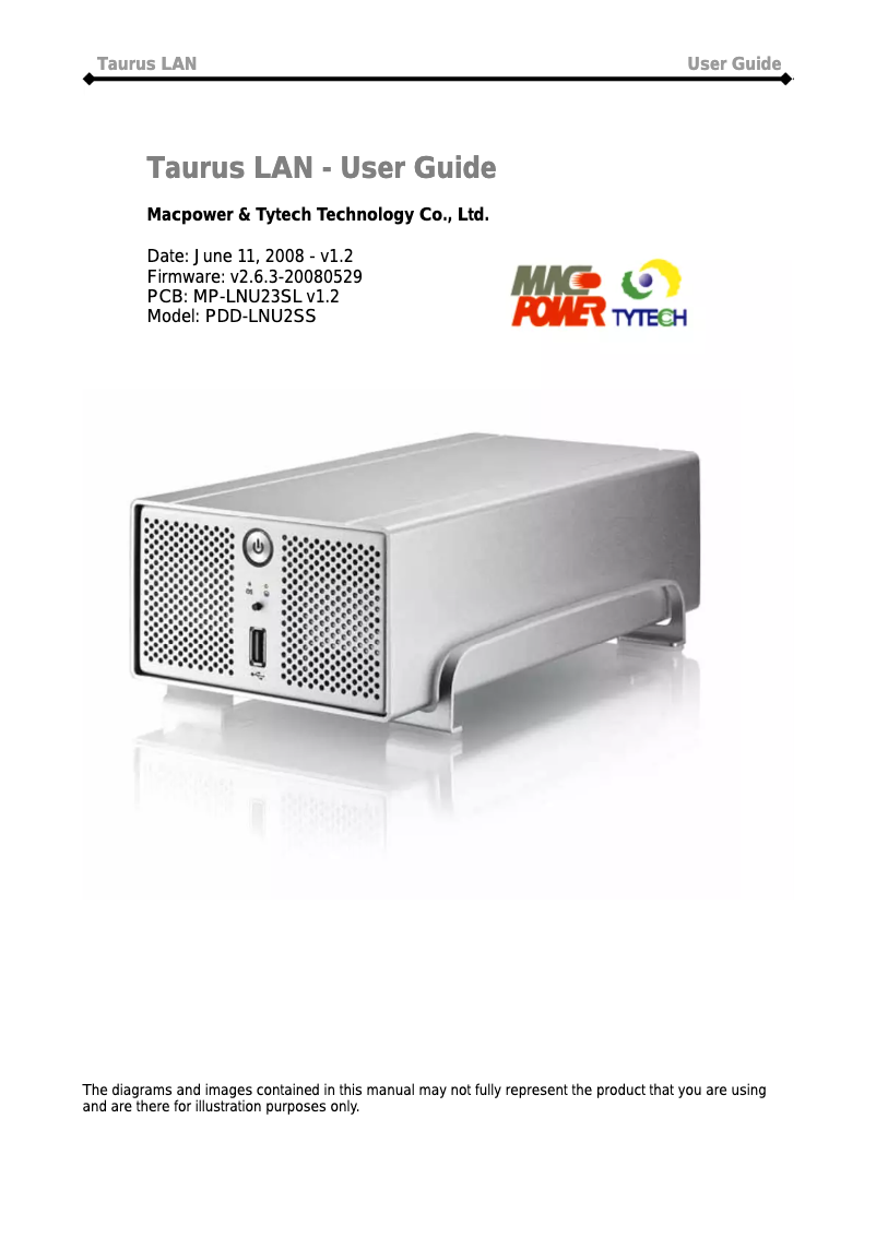 Page 1 de la notice Manuel utilisateur inXtron Taurus LAN