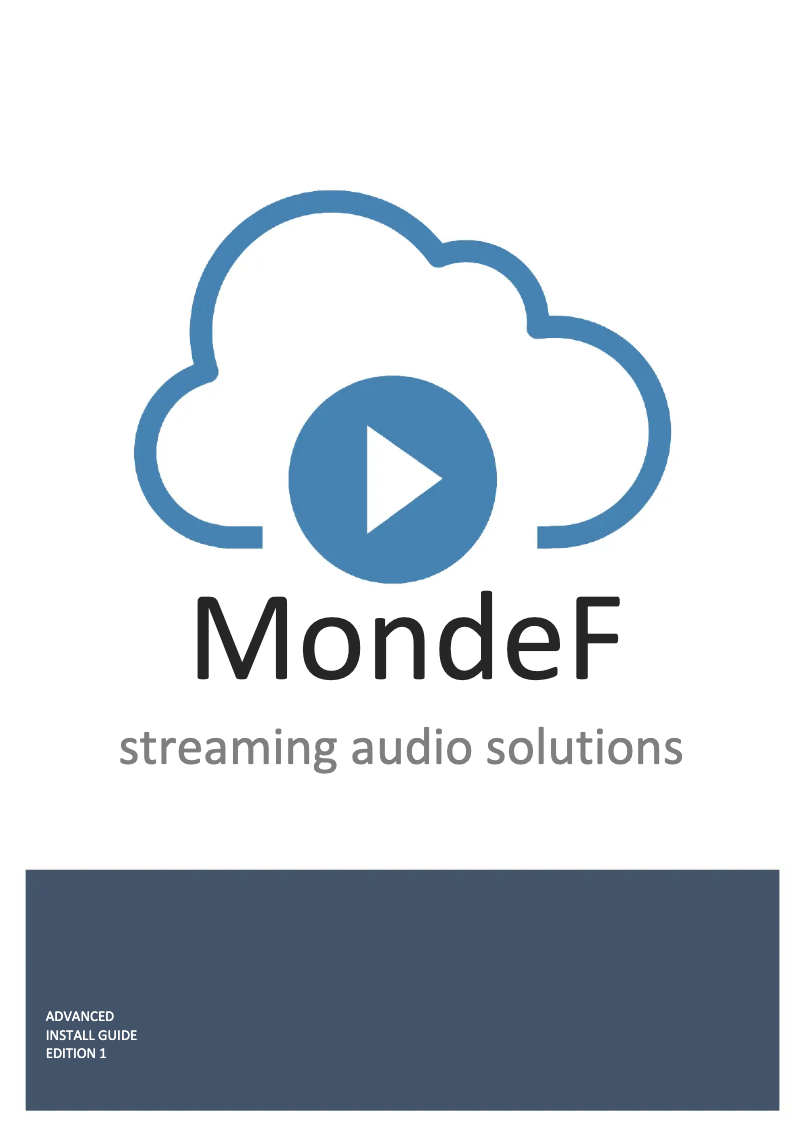 Image de la première page du manuel de l'appareil MDF-1632Z