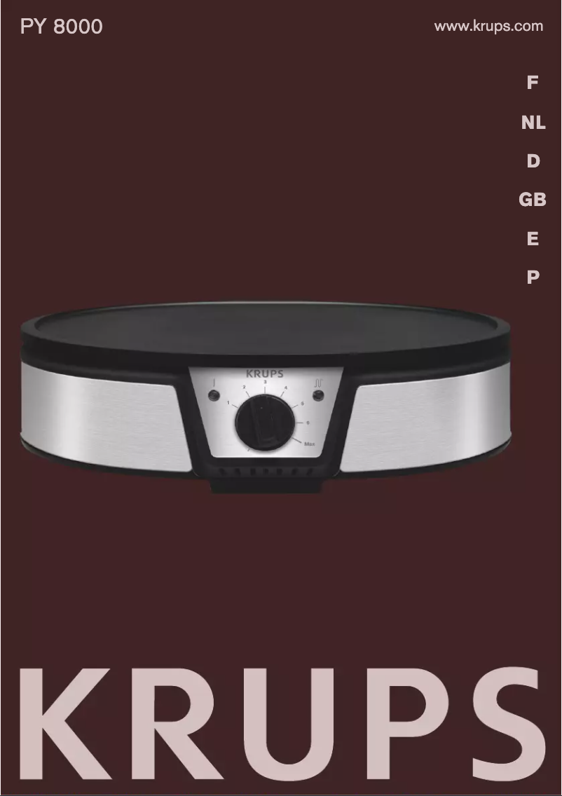 Image de la première page du manuel de l'appareil Expert PY8000