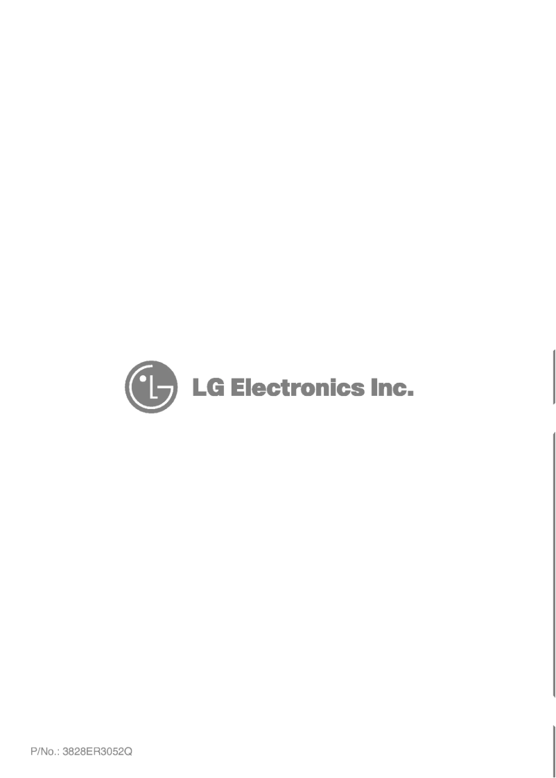 Page n°1 - Manuel utilisateur LG WD-14317RD