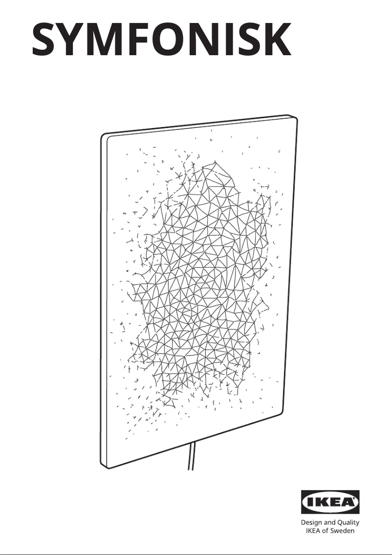 Page 1 de la notice Manuel utilisateur Ikea SYMFONISK 204.873.16