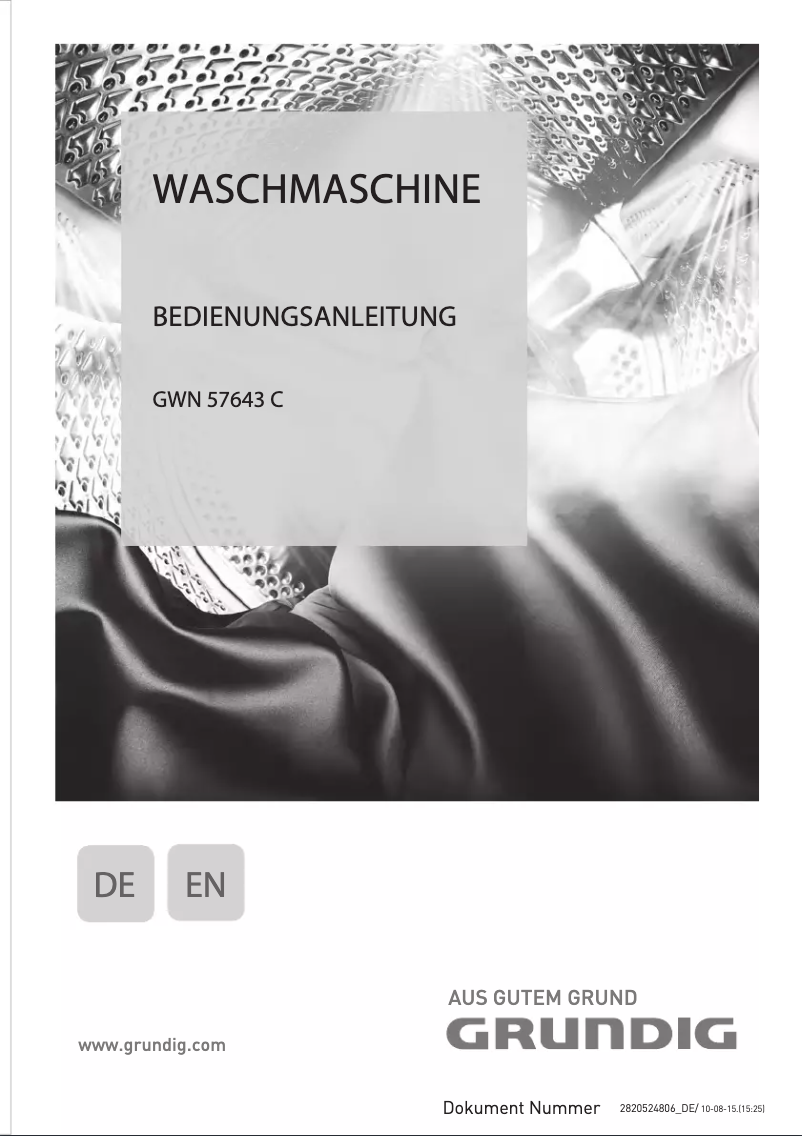 Page n°1 - Manuel utilisateur Grundig GWN 57643 C