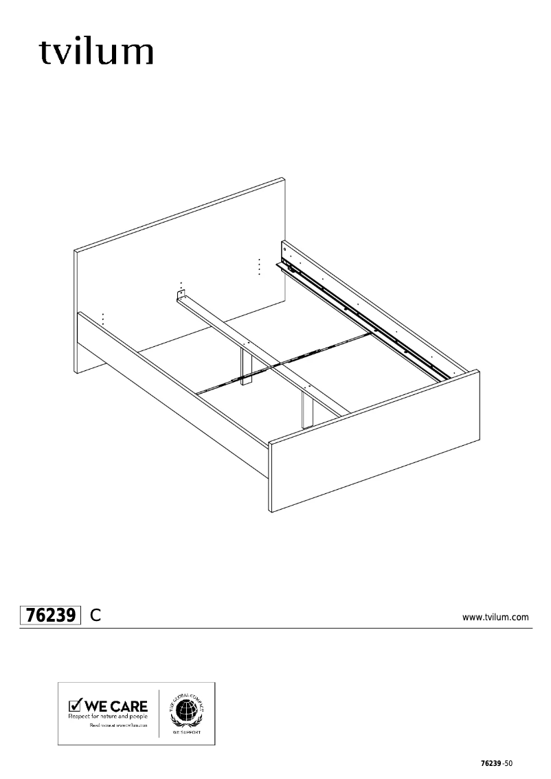 Página 1 del manual Manual de usuario Tvilum 76239
