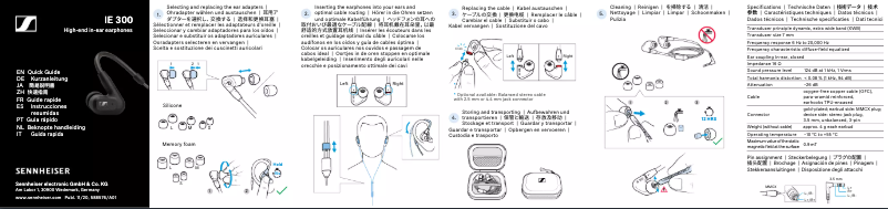 Page n°1 - Manuel utilisateur Sennheiser IE 300