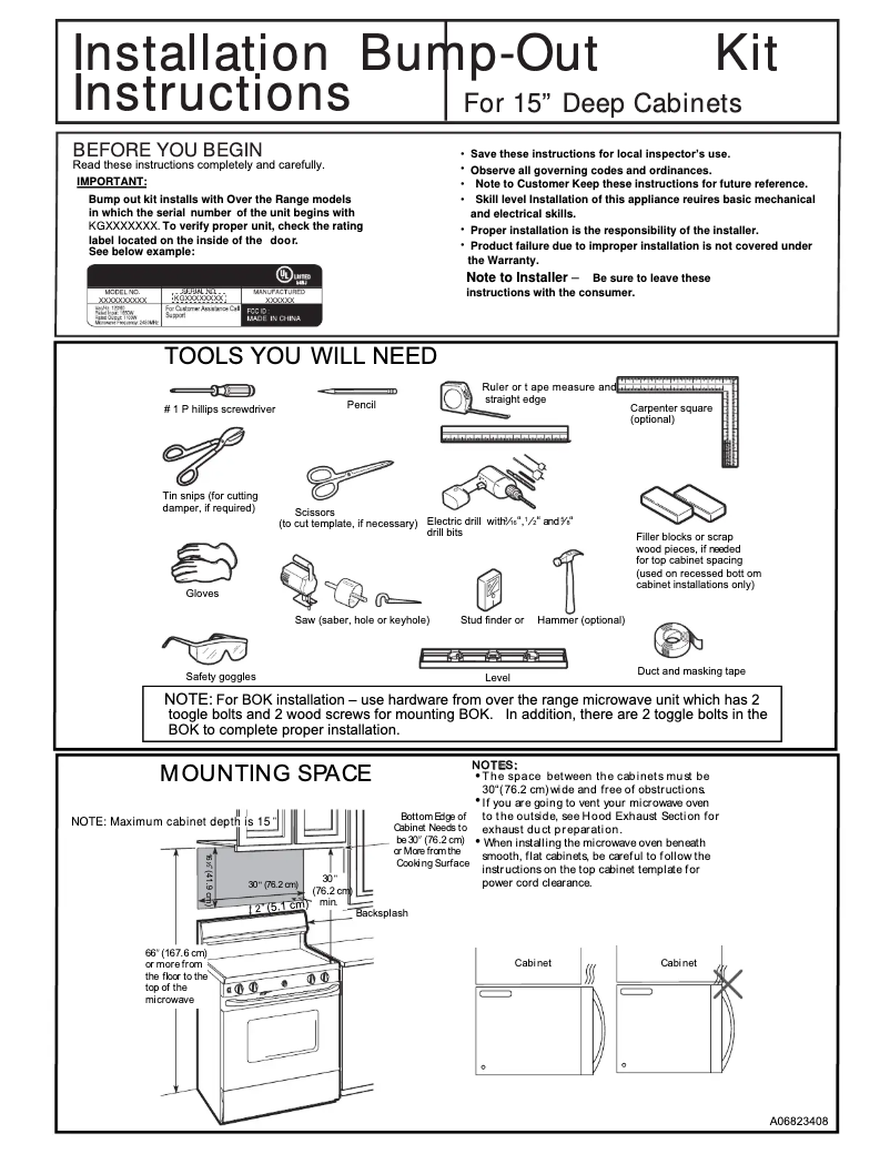 Image de la première page du manuel de l'appareil MWBOK15TB