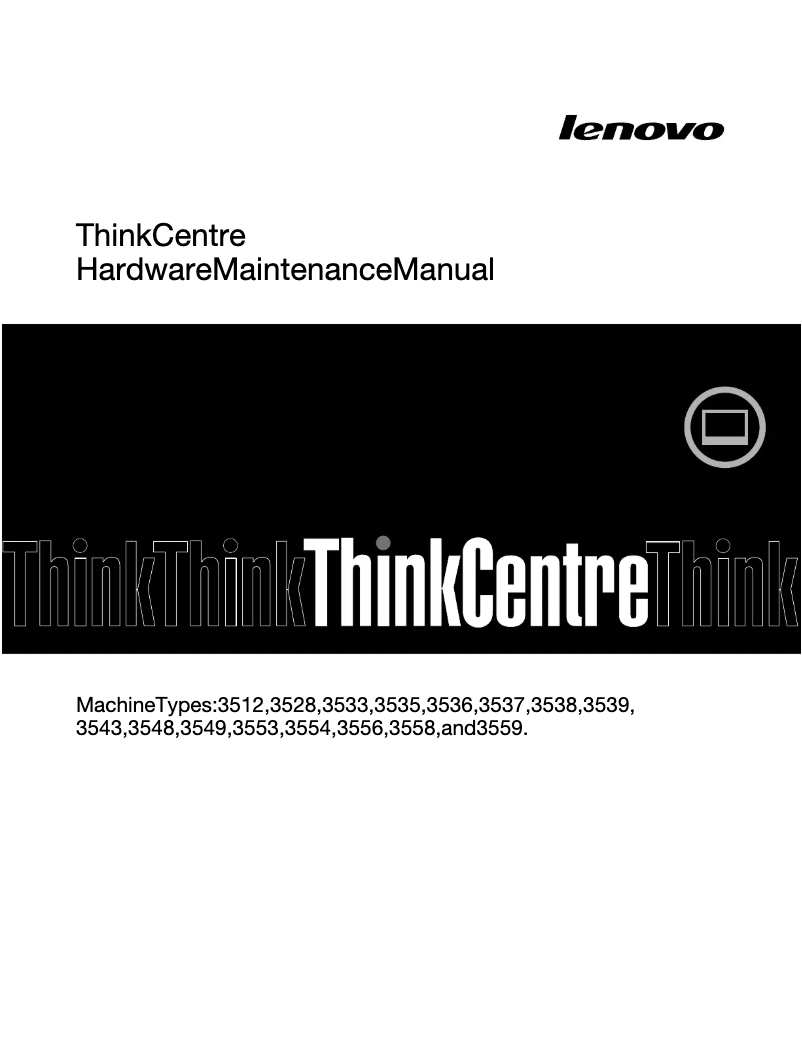Image de la première page du manuel de l'appareil ThinkCentre M72z AIO RDUC6MH