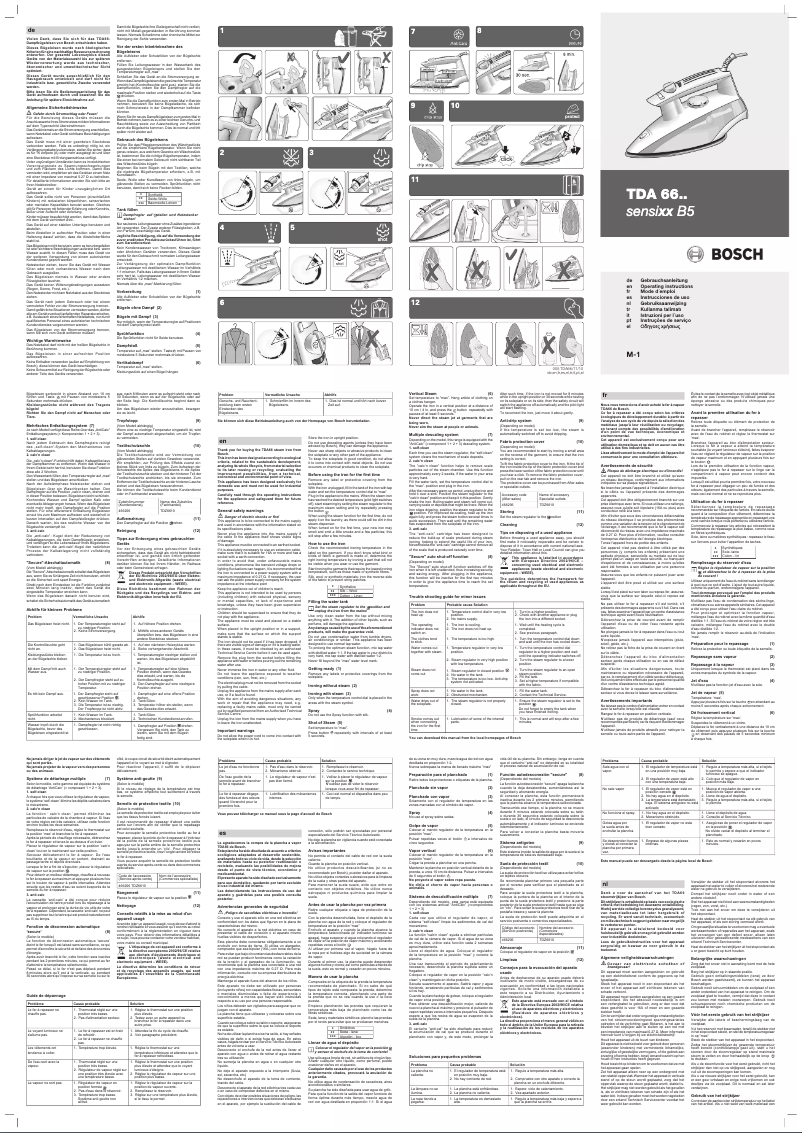 Page 1 de la notice Manuel utilisateur Bosch TDA6665