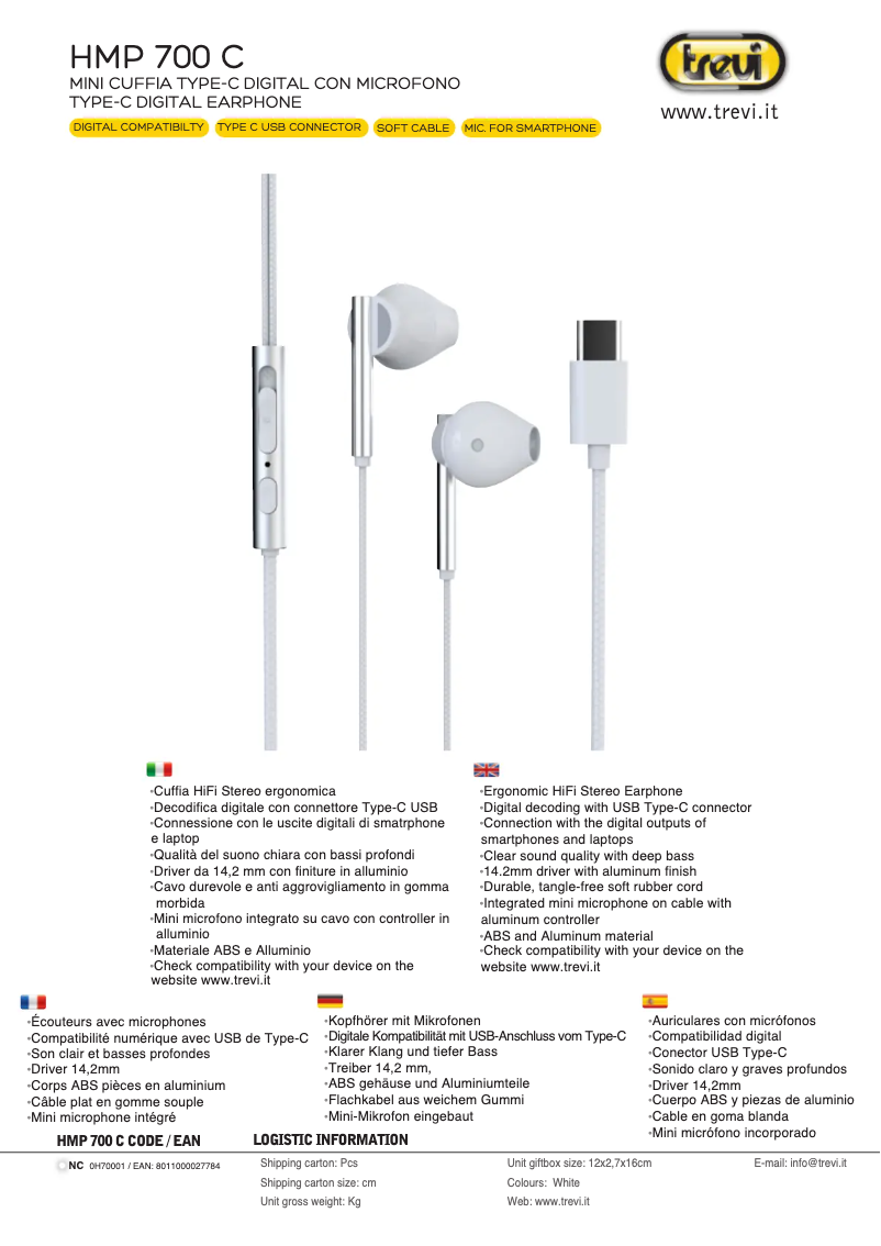 Image de la première page du manuel de l'appareil HMP 700 C