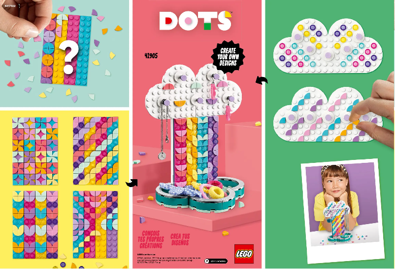 Page 1 de la notice Manuel utilisateur Lego DOTS 41905