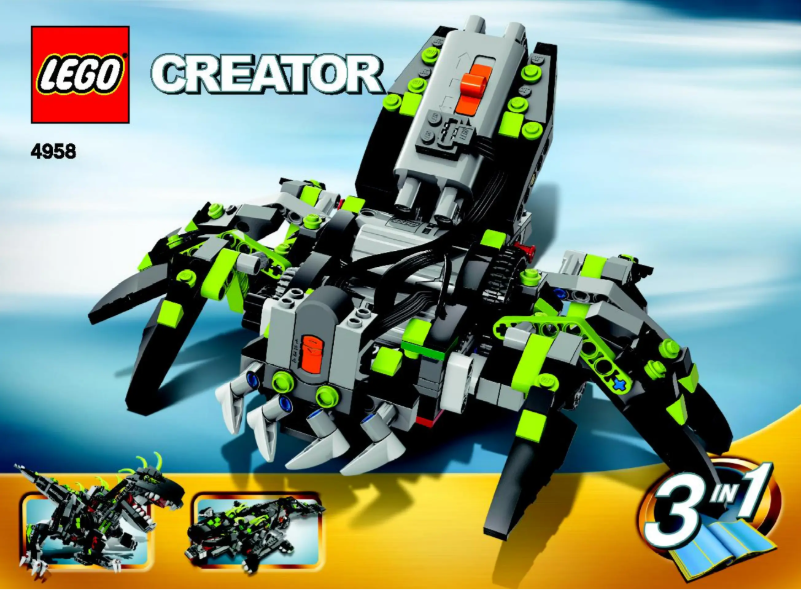 Page n°1 - Manuel utilisateur Lego Monster Dino