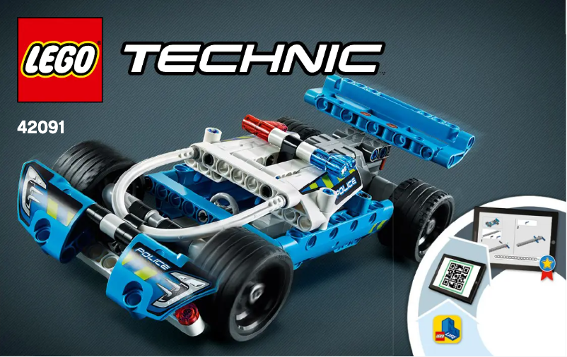Page 1 de la notice Consignes visuelles Lego Technic 42091