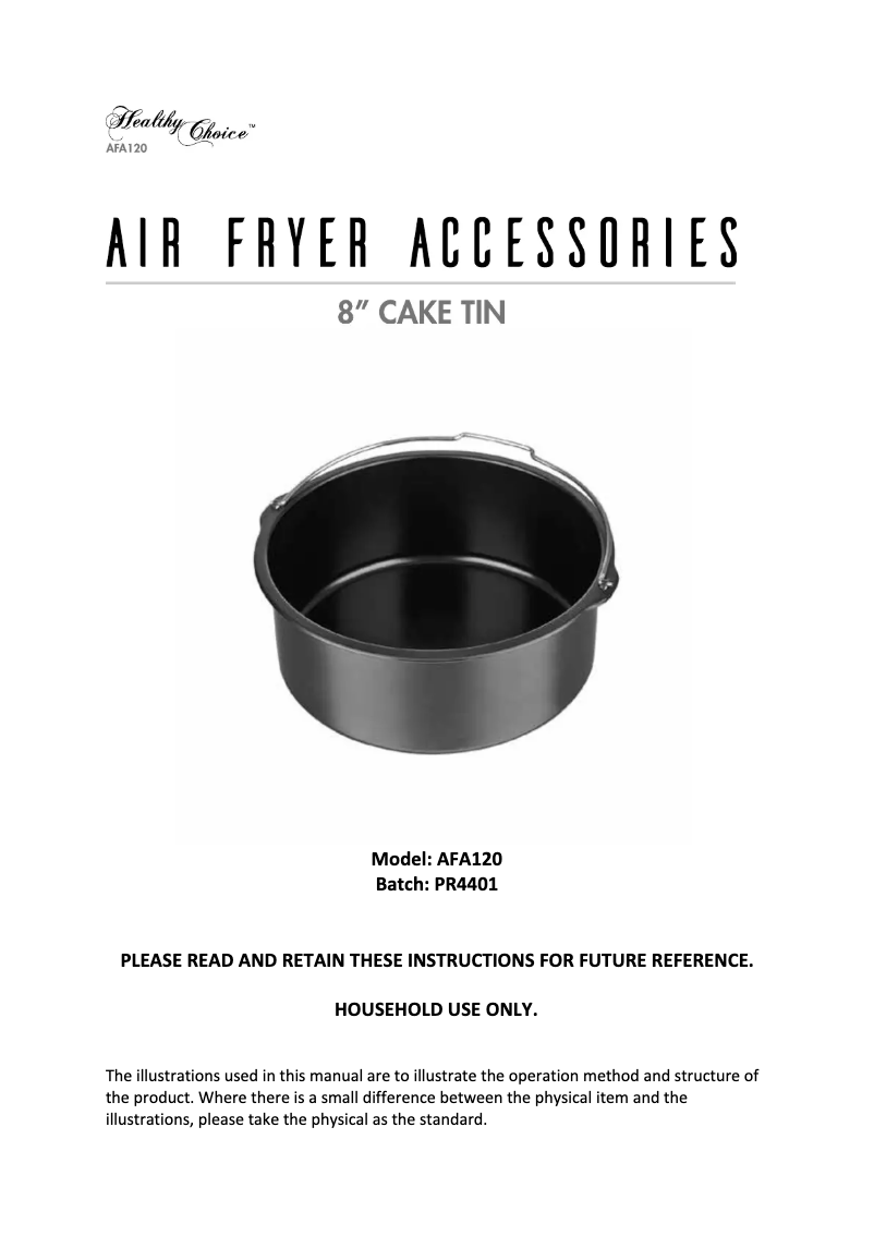 Image de la première page du manuel de l'appareil AFA140