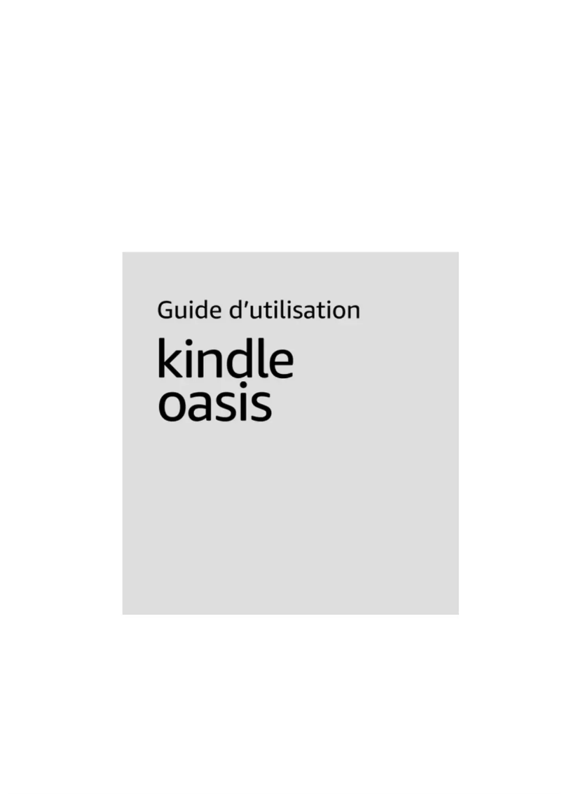 Imagen de la primera página del manual del dispositivo Kindle Oasis