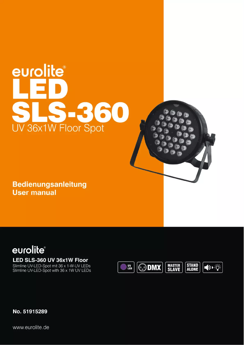 Image de la première page du manuel de l'appareil SLS-360