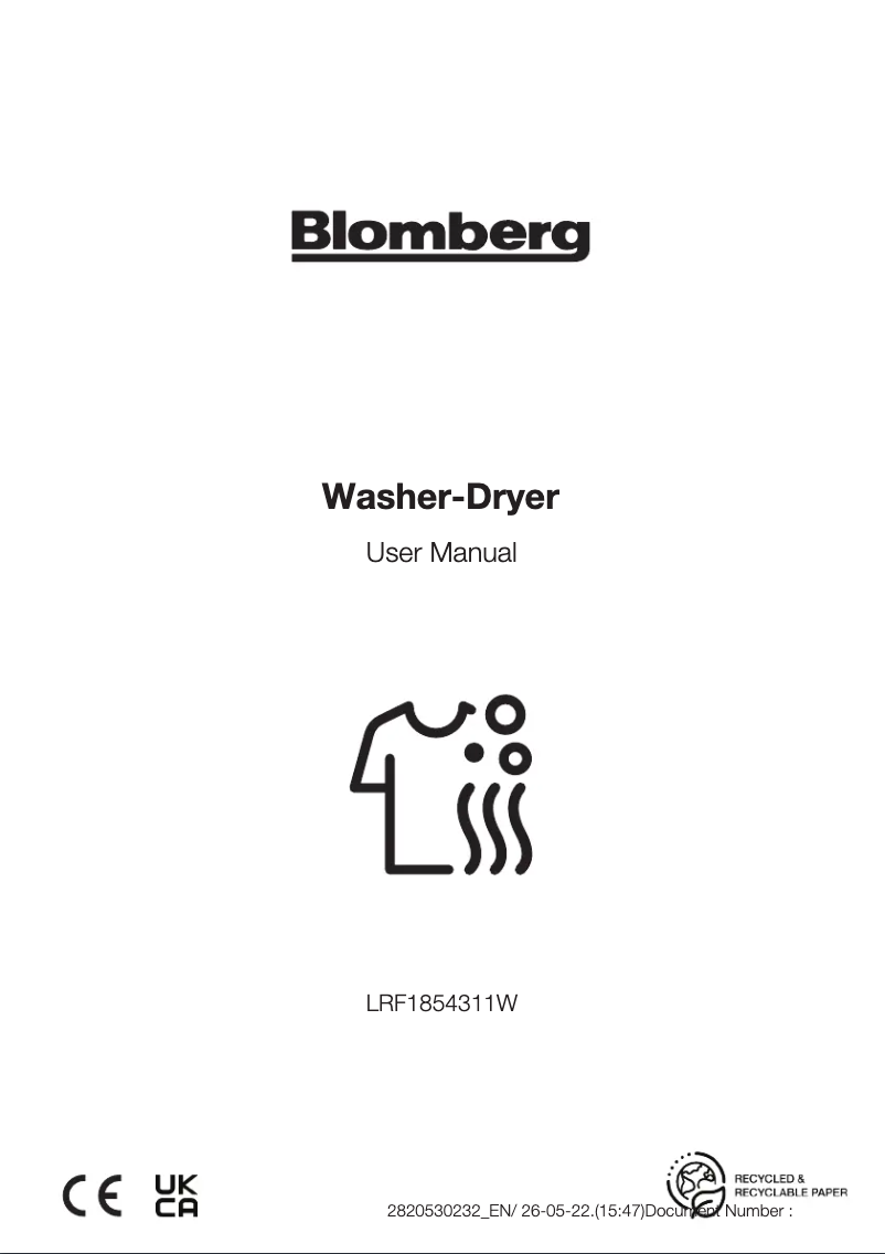 Image de la première page du manuel de l'appareil LRF1854311W