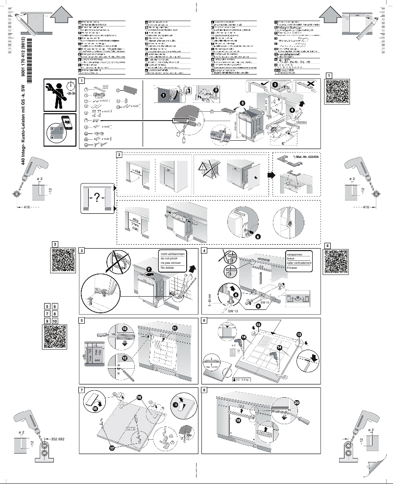 Page 1 de la notice Guide d'installation Siemens SR56T597EU