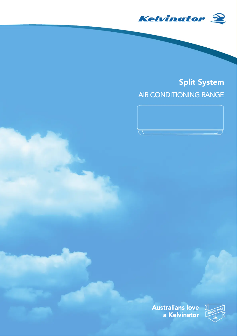 Page 1 de la notice Brochure Kelvinator KSD50HWJ