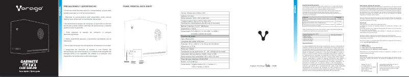 Page 1 de la notice Manuel utilisateur Vorago GAB-210