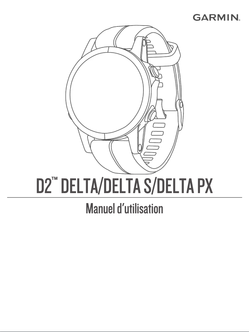 Page 1 de la notice Manuel utilisateur Garmin D2 Delta