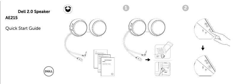 Page 1 de la notice Guide d'installation Dell AE215