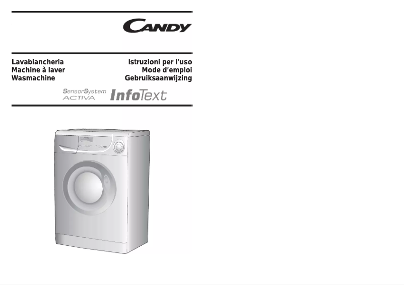 Page n°1 - Manuel utilisateur Candy C145TXT-84S