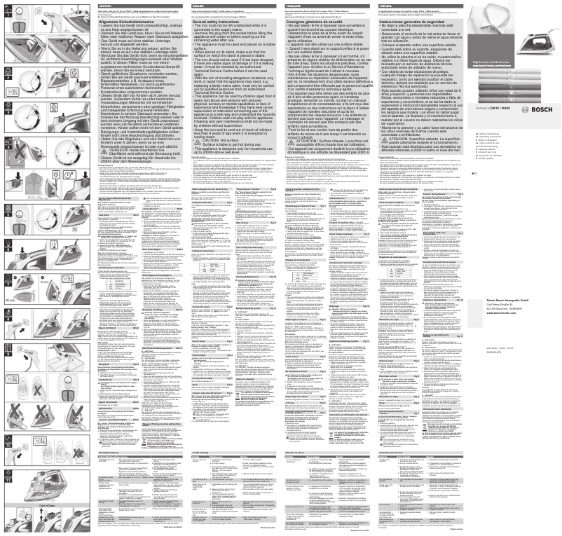 Page 1 de la notice Manuel utilisateur Bosch Sensixx x DA10 TDA1024210