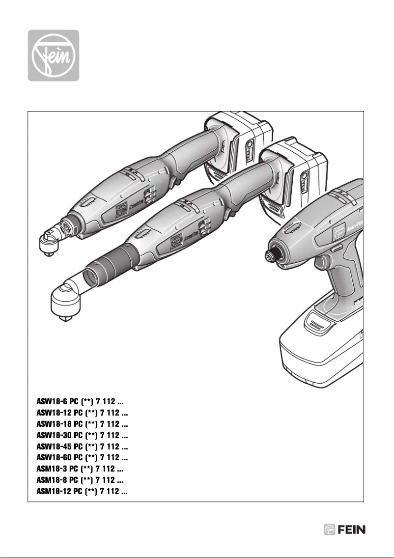 Image de la première page du manuel de l'appareil ASM 18-8 PC