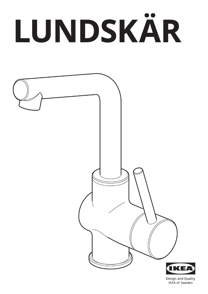 Página 1 del manual Manual de usuario Ikea LUNDSKÄR 605.328.02