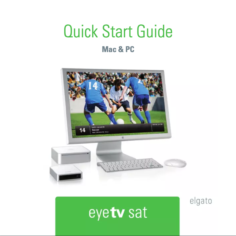 Imagen de la primera página del manual del dispositivo EyeTV Sat