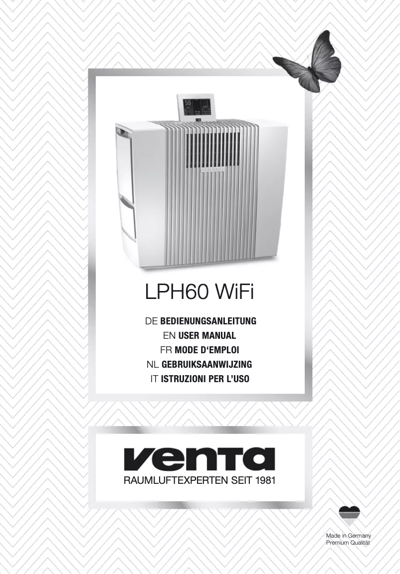 Page 1 de la notice Manuel utilisateur Venta LPH60 Wifi