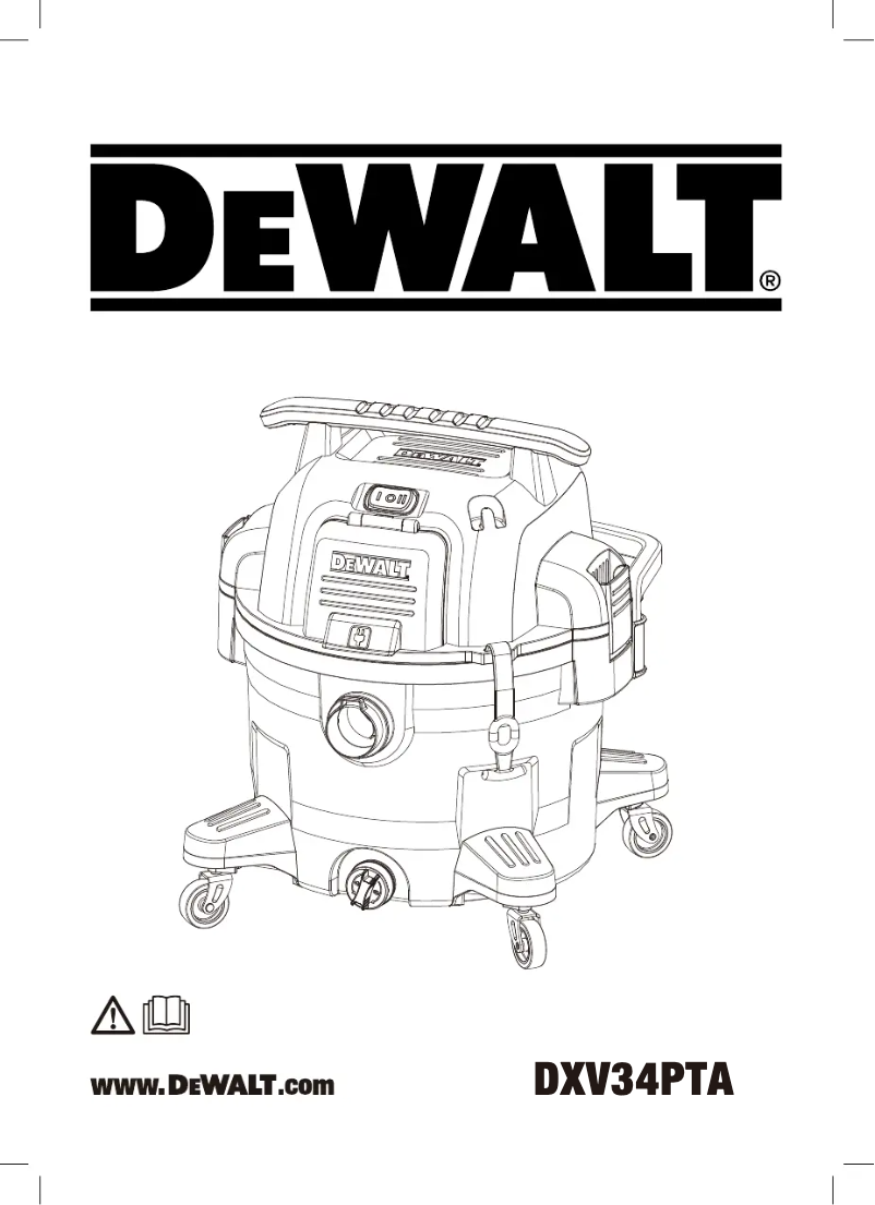 Página 1 del manual Manual de usuario DeWalt DXV34PTA