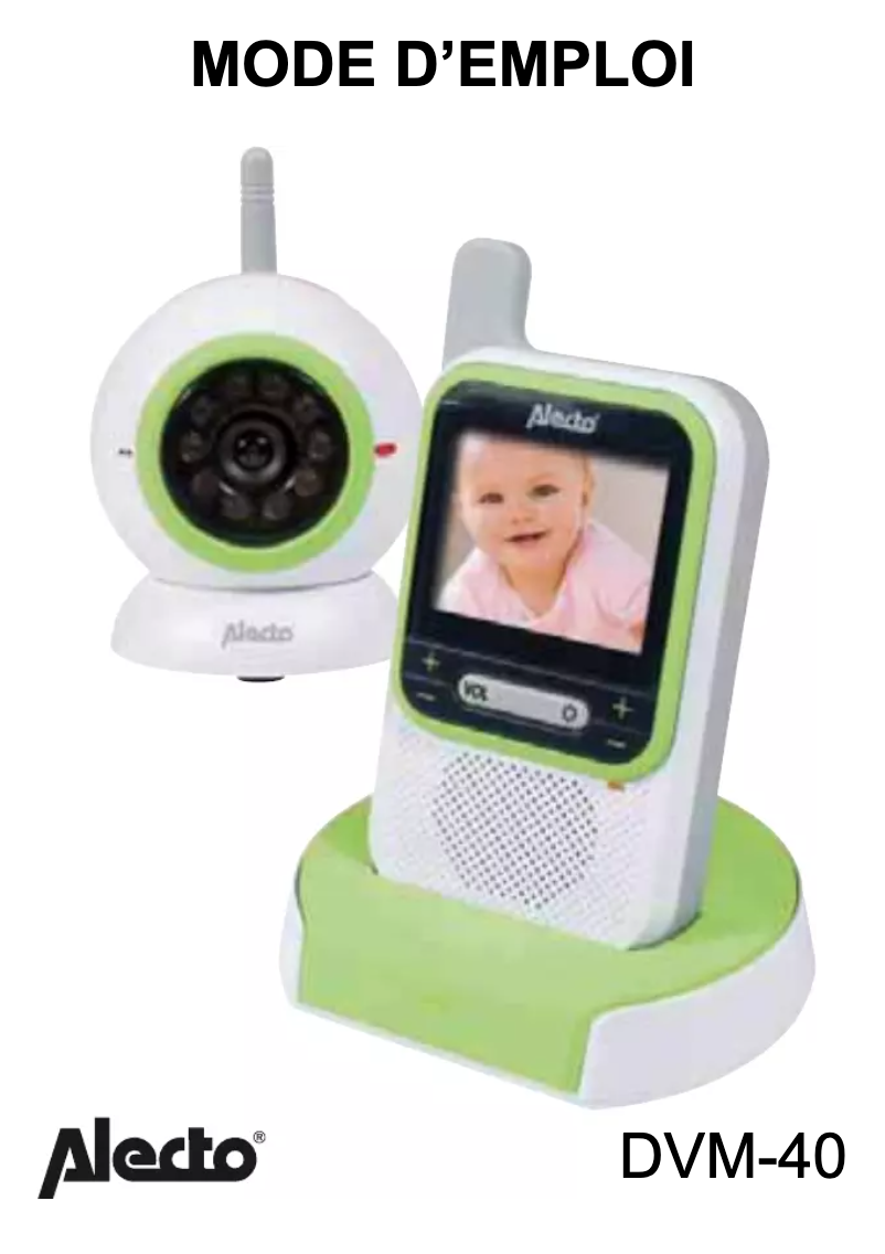 Image de la première page du manuel de l'appareil DVM-40