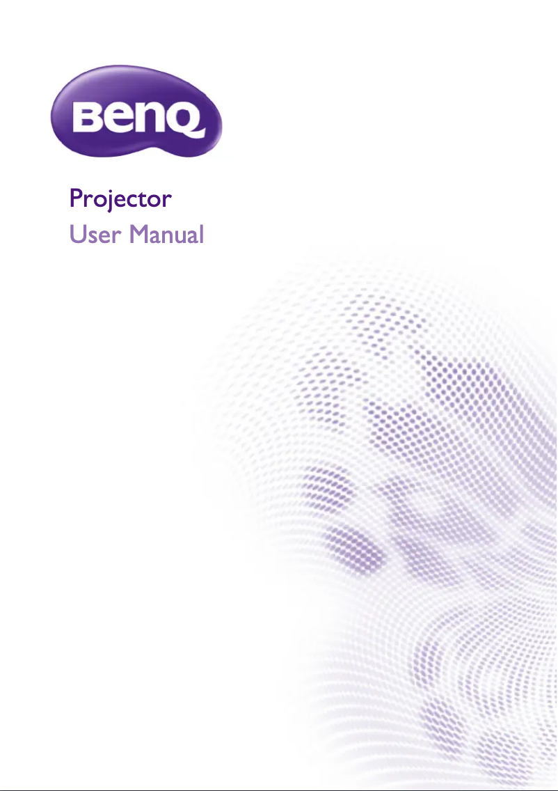 Page n°1 - Manuel utilisateur BenQ W1600UST