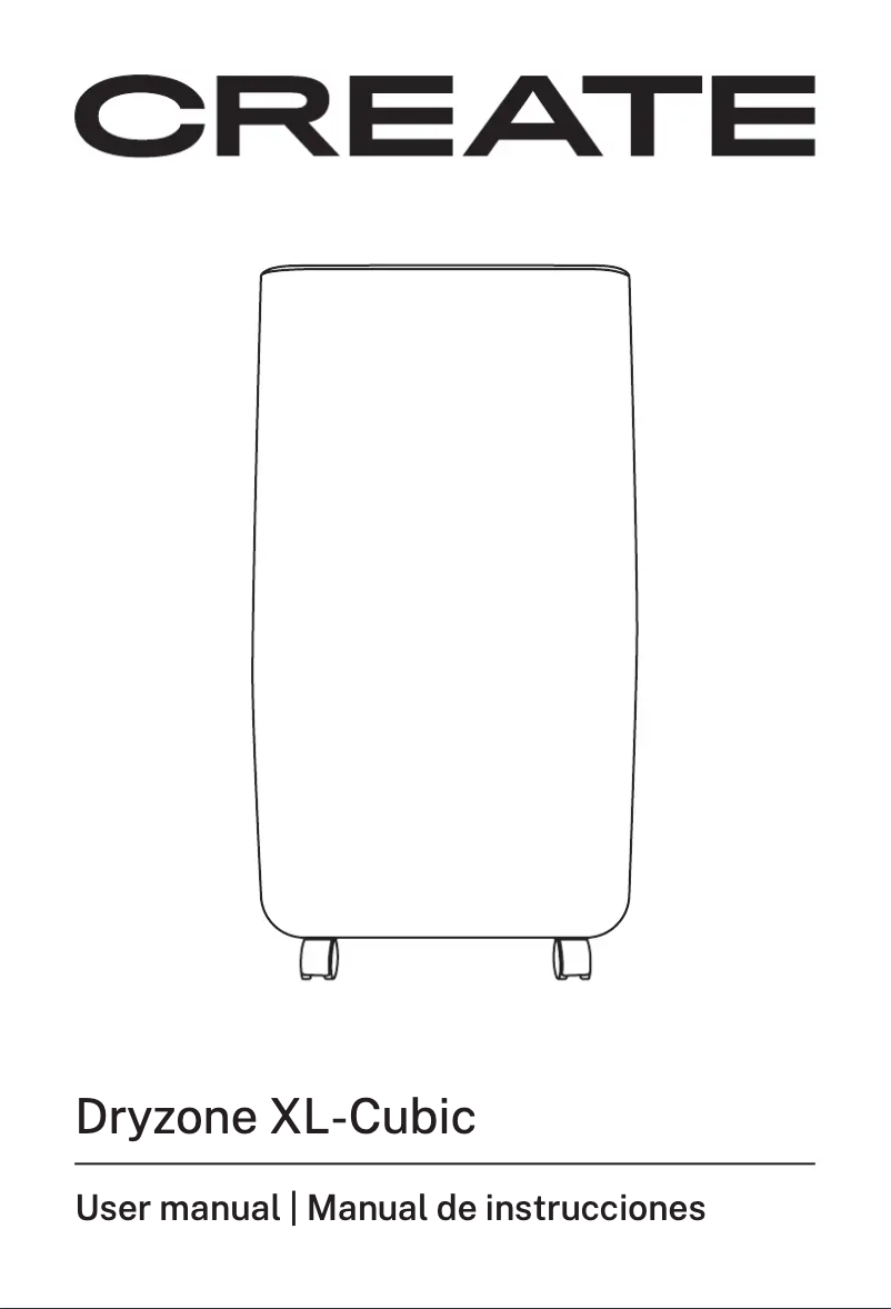 Page 1 de la notice Manuel utilisateur Create Dryzone XL-Cubic