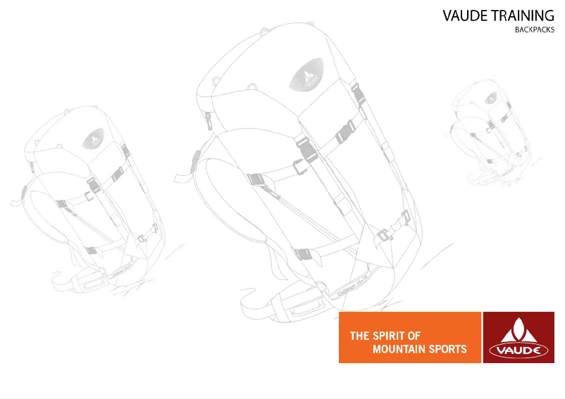 Page 1 de la notice Manuel utilisateur Vaude Wizard Air 30+4