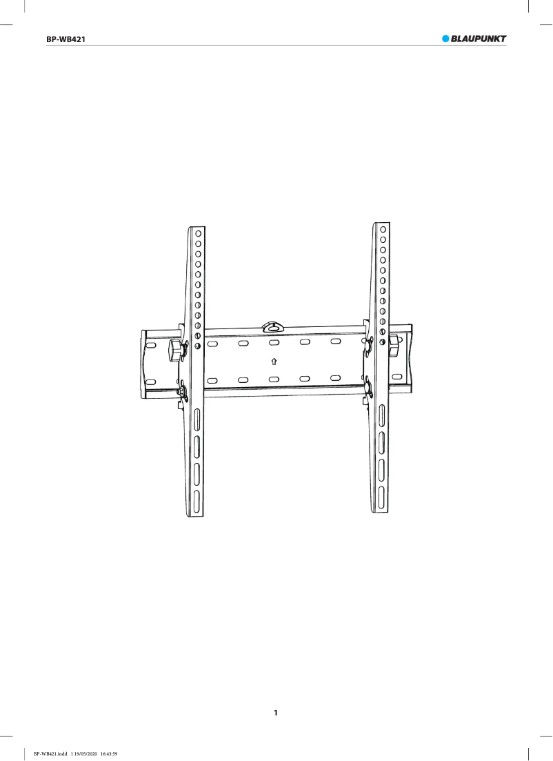 Image de la première page du manuel de l'appareil BP-WB421