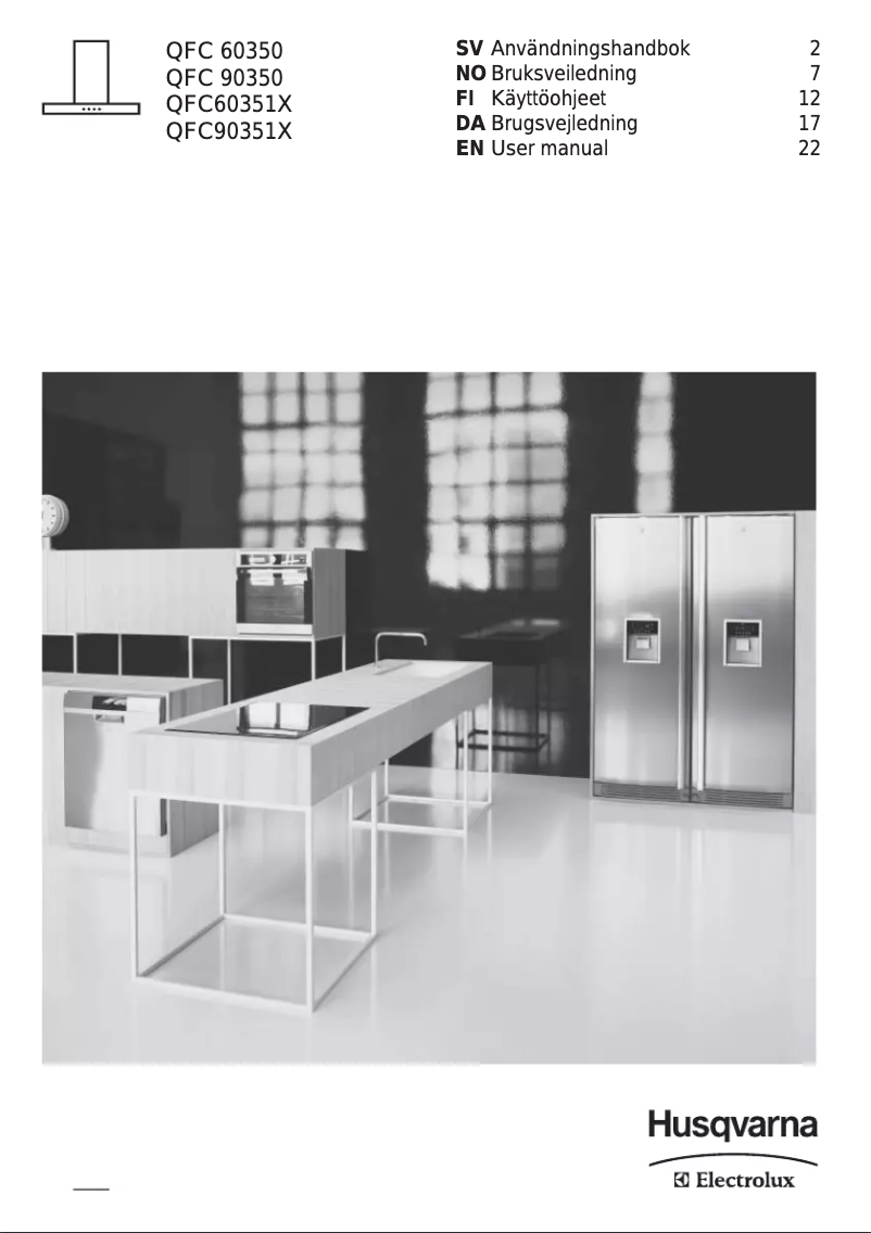 Page n°1 - Manuel utilisateur Husqvarna-Electrolux QFC90351X